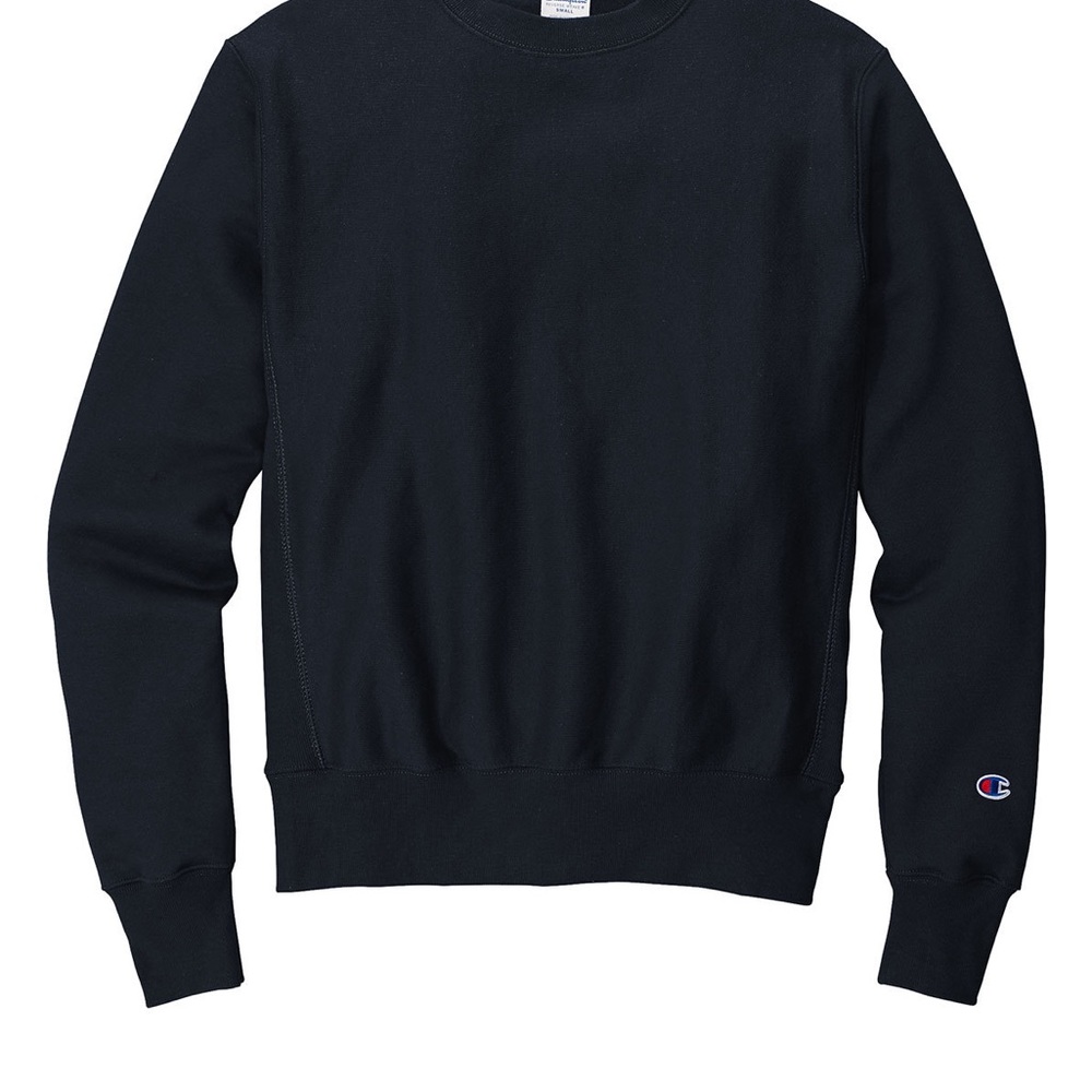 Champion Men's Navy Crew neck Sweatshirt